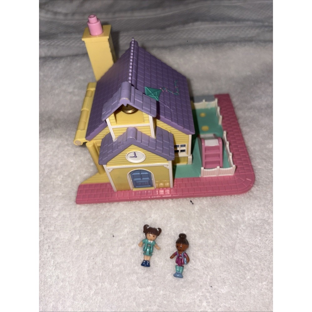 Polly Pocket Light-up Schoolhouse Vintage 1993 Bluebird Toys